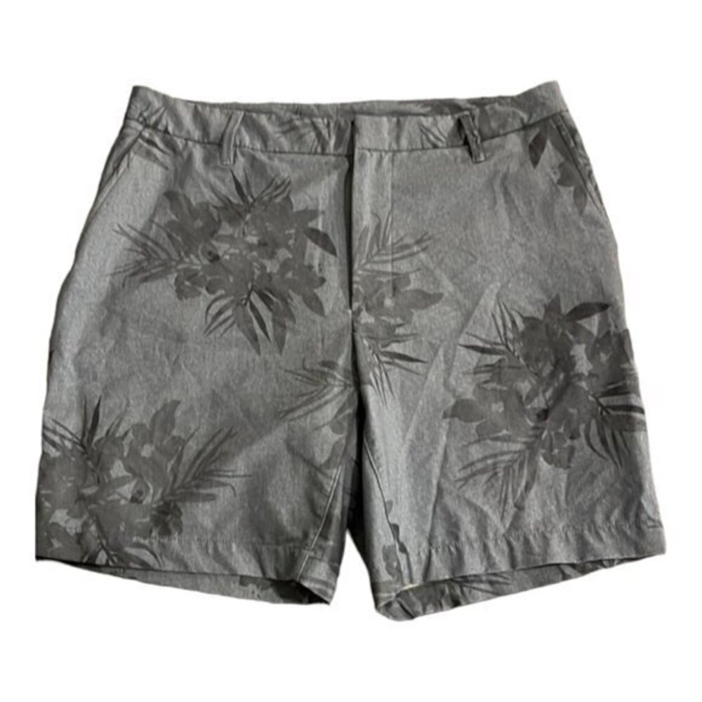 All in Motion Blue Floral Boarder Shorts Size 34 EUC #2112